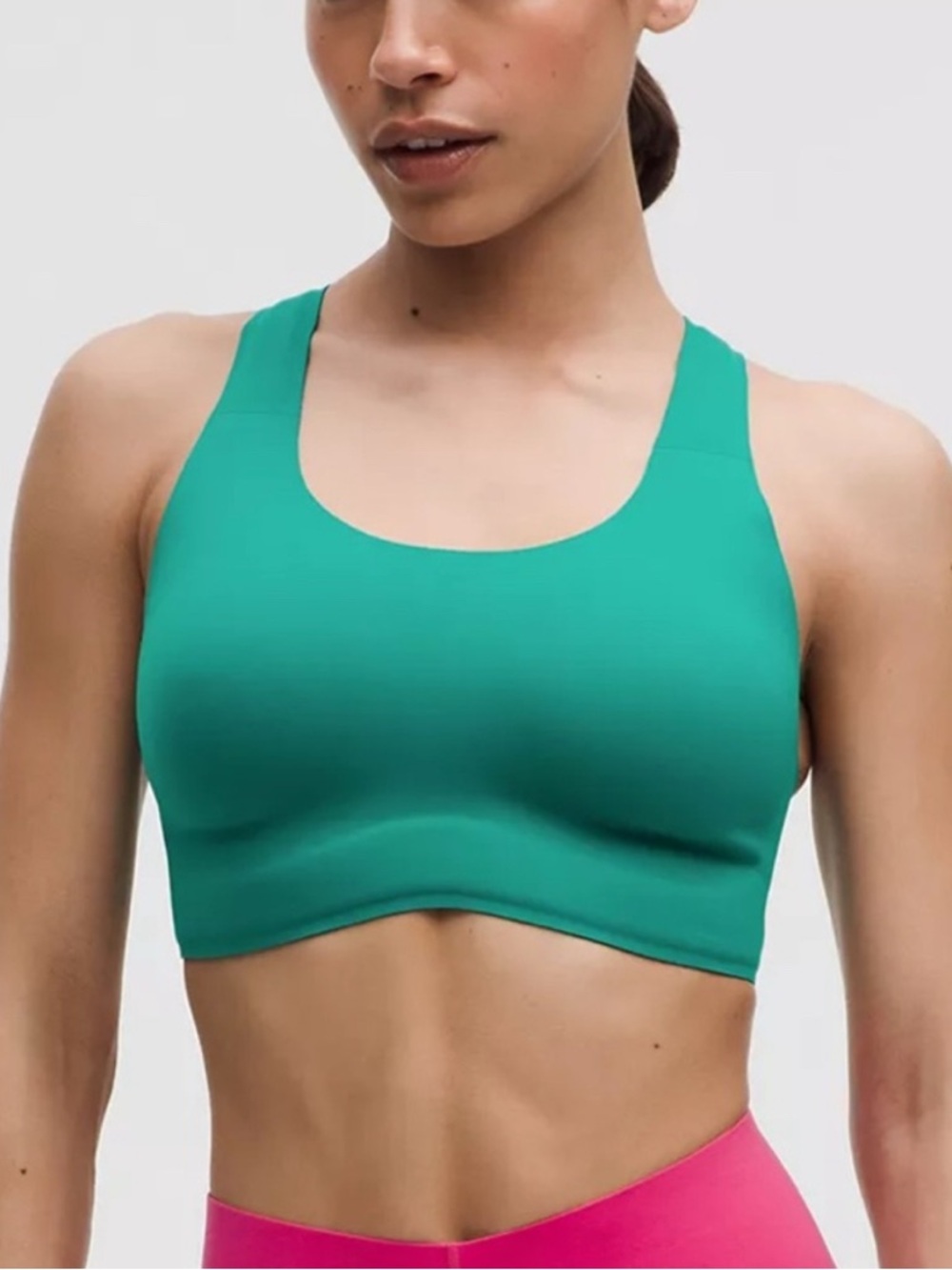 lululemon athletica Teal Green Racerback Sports Bra - Picture 2 of 7